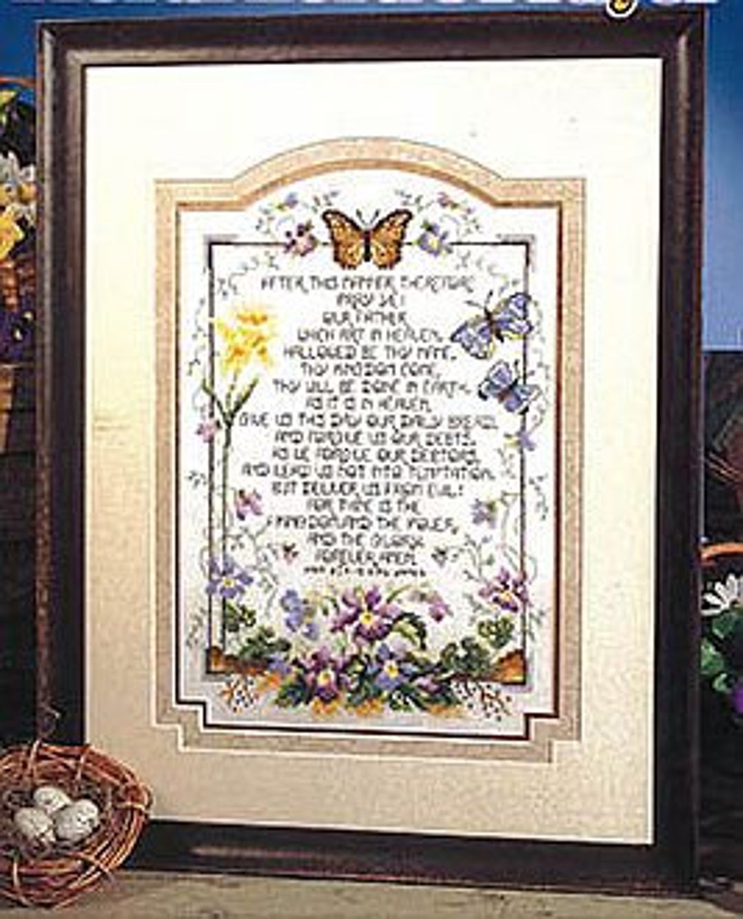The Lord's Prayer 02 - Cross Stitch Pattern - UK
