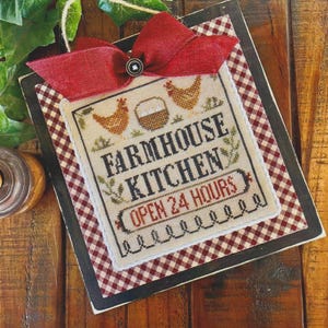 Farmhouse Kitchen by Little House Needleworks Counted Cross Stitch Pattern/Chart