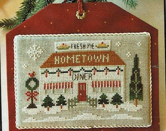 Diner - Hometown Holiday by Little House Needleworks Counted Cross Stitch Pattern/Chart