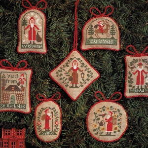Christmas Visit by Prairie Schooler Counted Cross Stitch Pattern/Chart