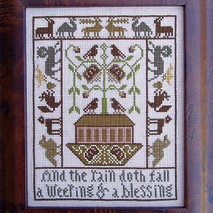 Weeping and a Blessing by Carriage House Samplings Counted Cross Stitch Pattern/Chart