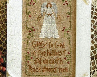 Angels Sang by Little House Needleworks Counted Cross Stitch Pattern/Chart
