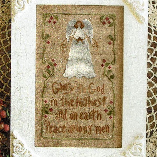 Angels Sang by Little House Needleworks Counted Cross Stitch Pattern/Chart