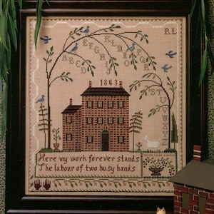 Weeping Tree Sampler by City Stitcher Counted Cross Stitch Pattern/Chart