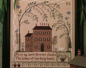 Weeping Tree Sampler by City Stitcher Counted Cross Stitch Pattern/Chart