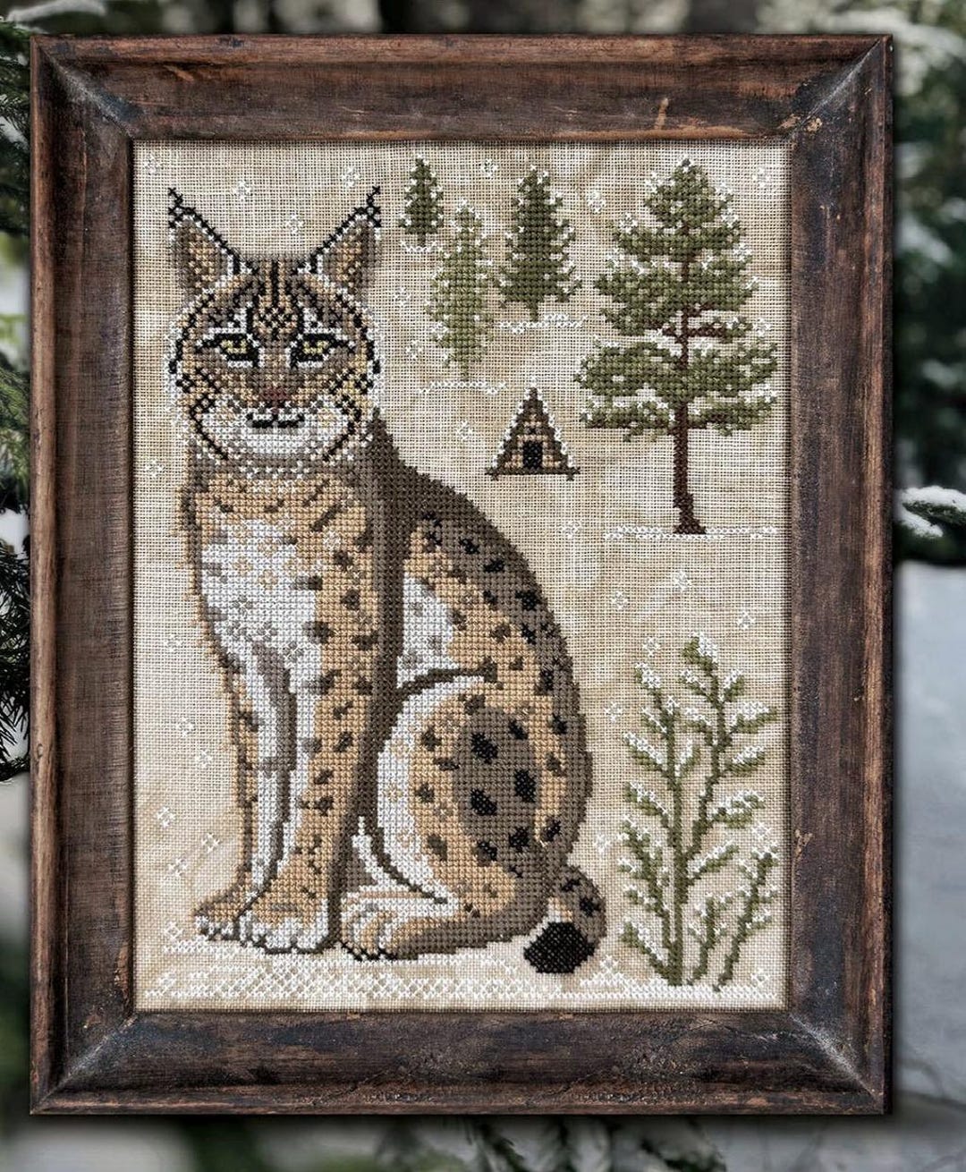 Bobcat by Cottage Garden Counted Cross Stitch Pattern/chart - Etsy