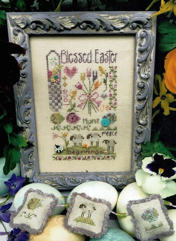 Easter Notes by Shepherd's Bush Counted Cross Stitch | Etsy