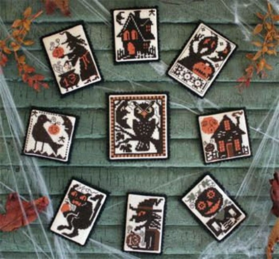 Halloweenies by Prairie Schooler Counted Cross Stitch Pattern/Chart