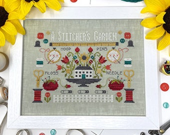 Stitcher's Garden by Tiny Modernist Counted Cross Stitch Patterns/Charts