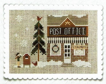 Post Office - Hometown Holiday by Little House Needleworks Counted Cross Stitch Pattern/Chart