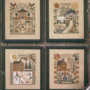 Prairie Seasons by Prairie Schooler Counted Cross Stitch Pattern/Chart