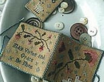 DESTASH: Virtue and Grace Needlebook by Chessie & Me 