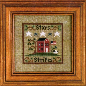 Stars and Stripes von Little House Needleworks Kreuzstichmuster