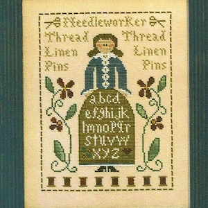 Sampler Lady von Little House Needleworks Kreuzstichmuster