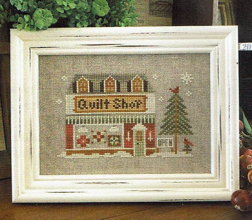 Quilt Shop - Hometown Holiday by Little House Needleworks Counted Cross Stitch Pattern/Chart