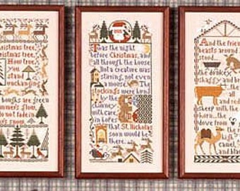 Weihnachtsmuster von Prairie Schooler – Zählmuster/Stickvorlage für Kreuzstich