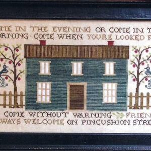 Pincushion Street by Heartstring Samplery Counted Cross Stitch Pattern/Chart
