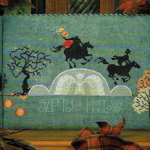 Sleepy Hollow by The Cricket Collection Counted Cross Stitch Pattern/Chart