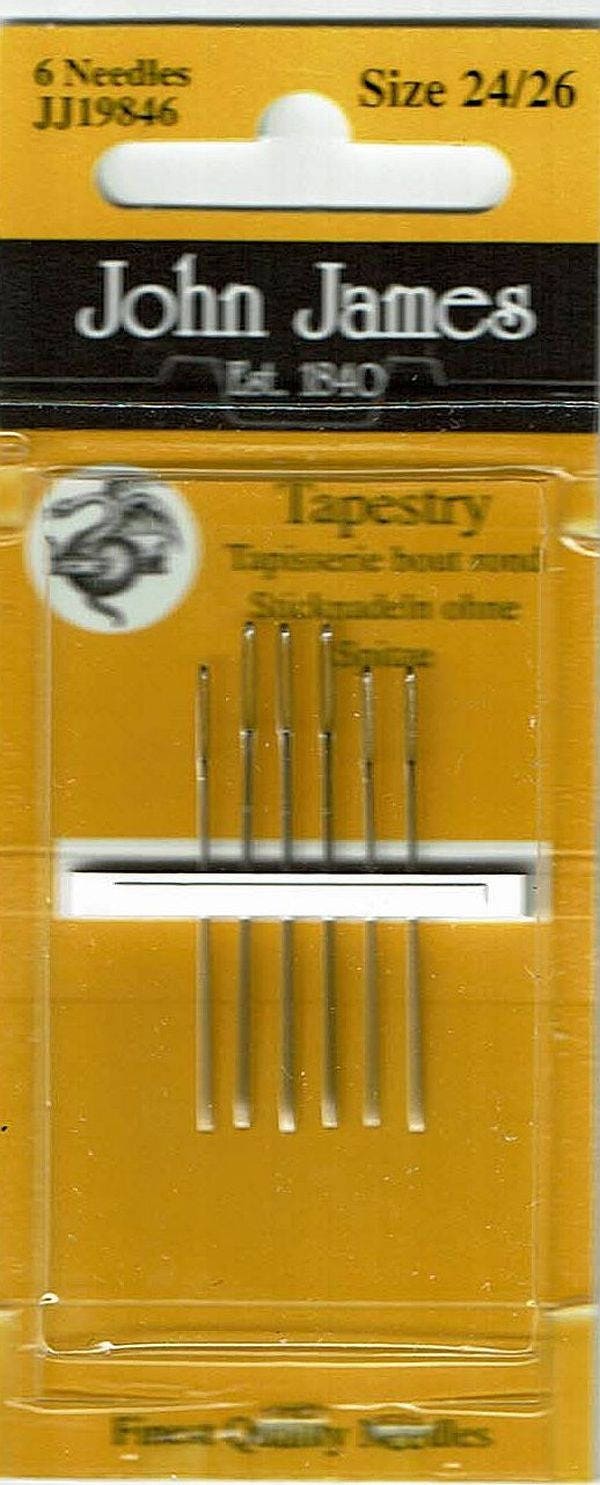 Quality John James Cross Stitch/Tapestry Needles Various Sizes