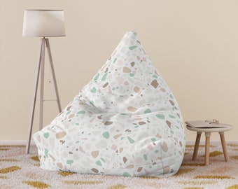 Terrazzo Pattern Delight Bean Bag Chair Cover | A Timeless Blend of Style and Texture for Your Space | Modren Bean Bag Cover | Home Decor.