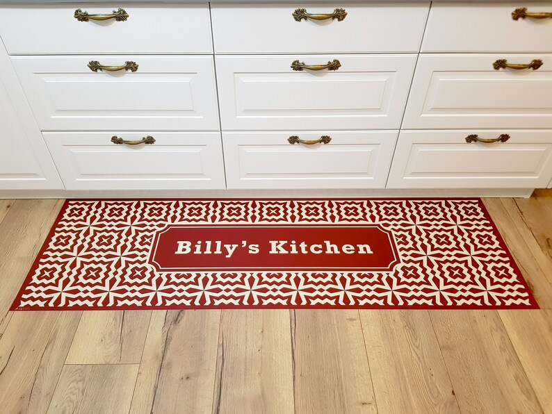 Pvc Vinyl Matte Personalisierte Teppich Bodenmatte Etsy