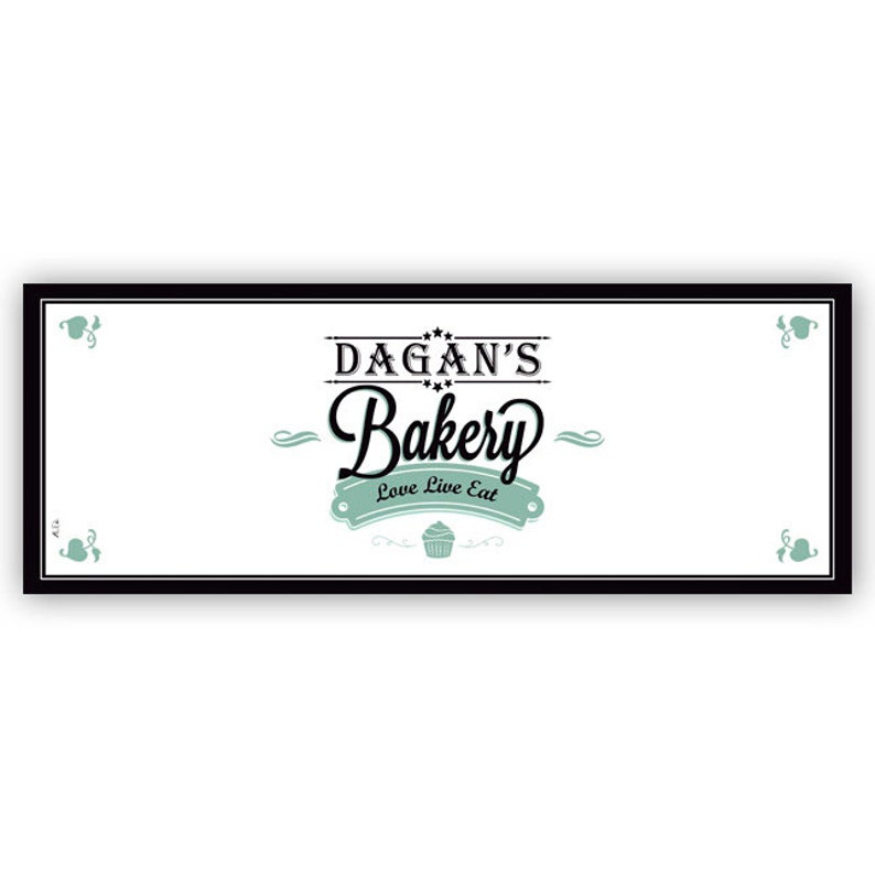 kitchen mats and rugs custom name personal design Linoleum Rug personalized gift Rugs and Mats Pvc vinyl kitchen mat personalized rug