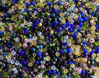 4mm- Size 6/0 Glass Beads, Seed Beads, DIY Jewelry Making Supplies, Assorted Colors, Crafting Supplies, Bulk Beading Supplies, 450 grams
