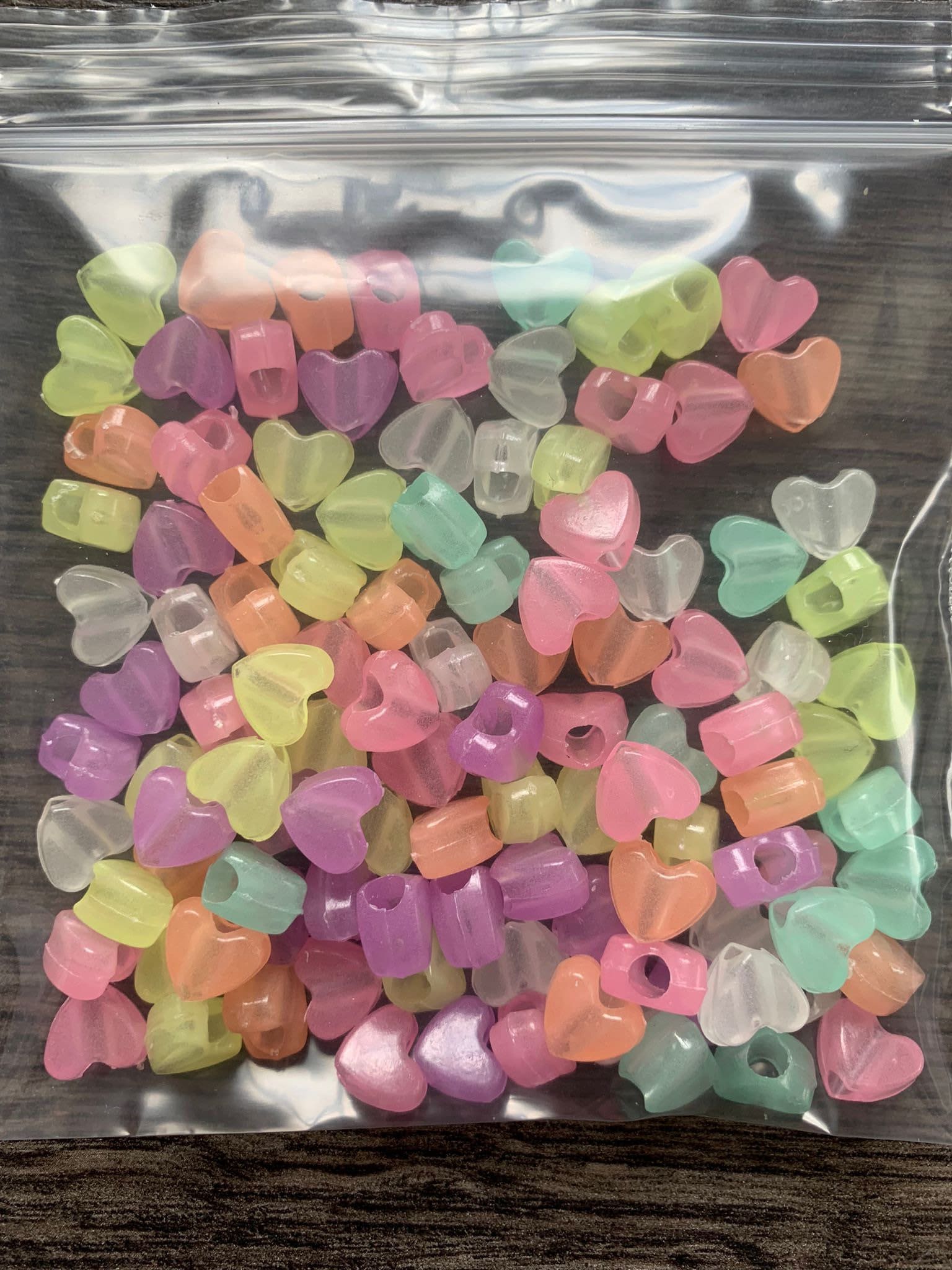 Glow-In-The Dark Beads for Jewelry making, Bead Spacers, Decorative beads  to match Glass Beads, Variety of shapes