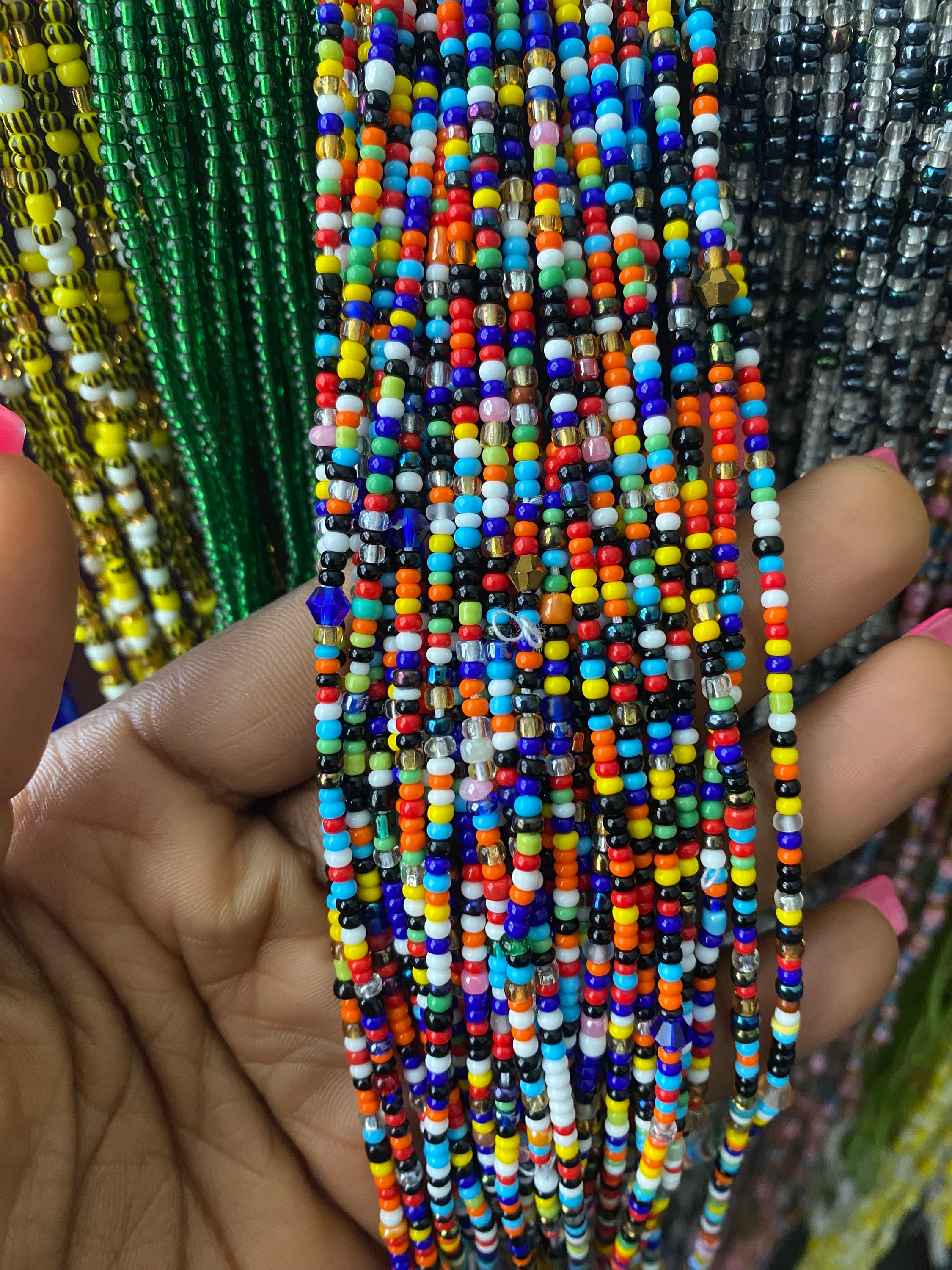 Waist Beads Wholesale Tie on waist beads African waistbeads Ghana waist beads wholesale waist beads bulk waist beads waist trainers