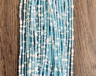 Muli-colored Waist Bead, Waist Bead, Belly Chain, Beaded Body Jewelry, Handmade waist Accessory, Gift for her, African Waist Bead, Tie On