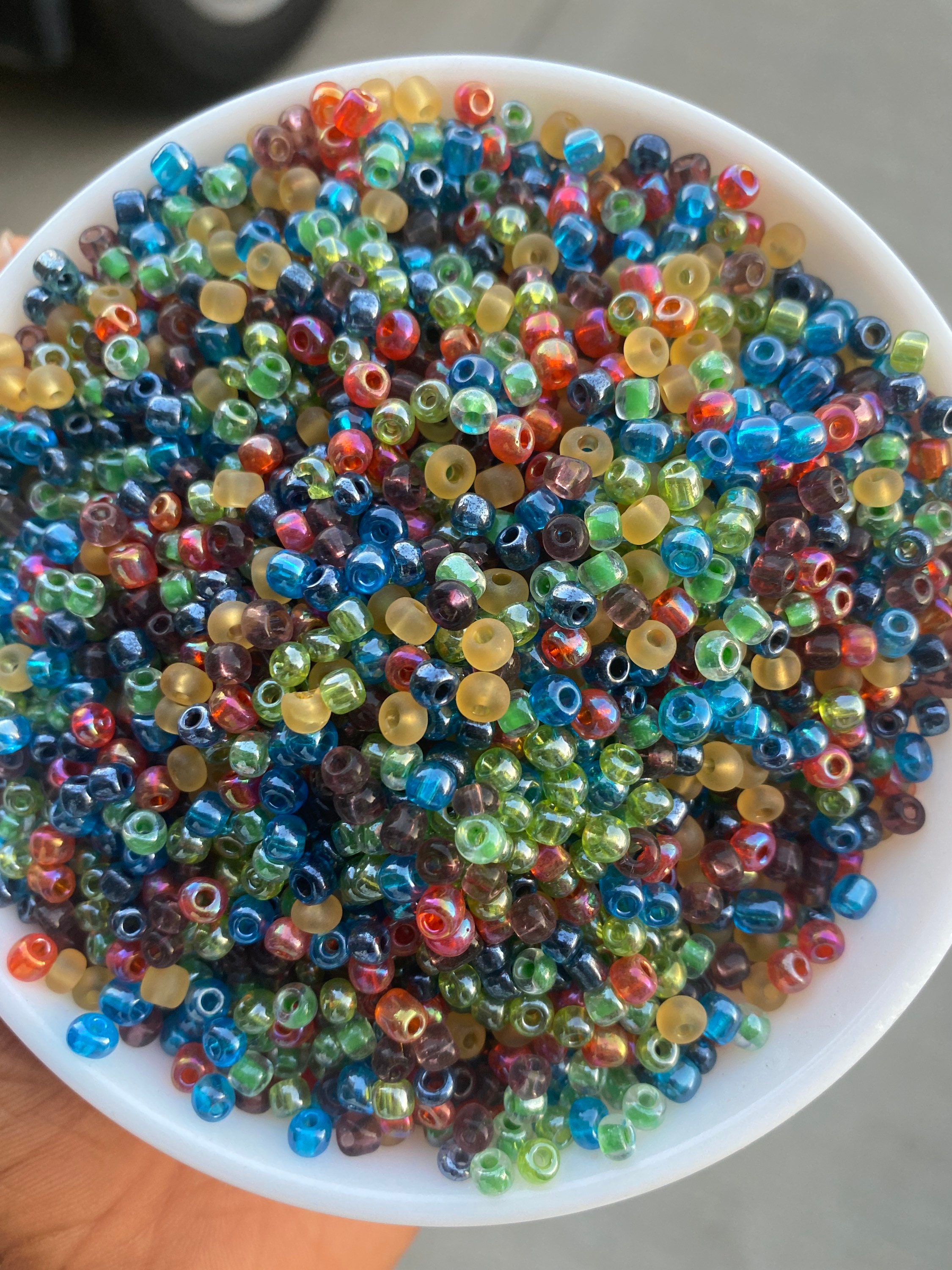 Wholesale 4MM Mixed Color Glass Seed Beads 