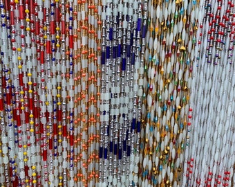 Glow in the dark Wholesale Waistbeads, Tie on waist beads, Ghana waist beads, wholesale waist beads, bulk waist beads, 45”-52”