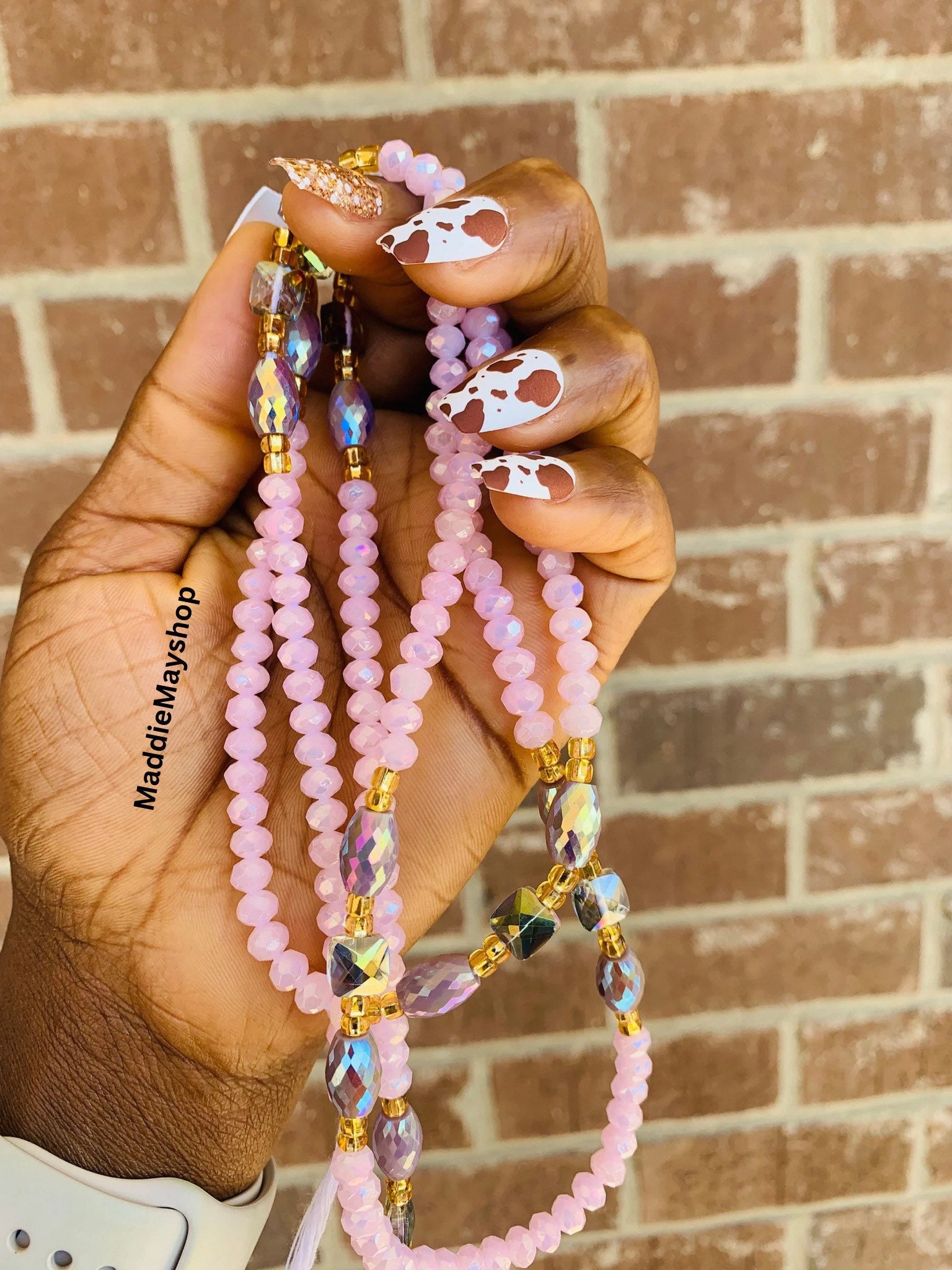 Citrine waist shop beads