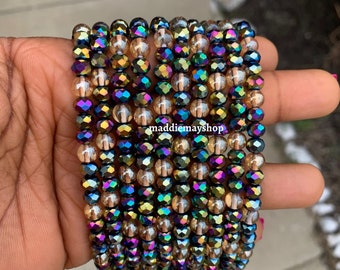 Christina~ Crystal Waist Beads, African WaistBead, Belly Bead, Handmade luxury waistbead, Body Jewelry, Boho, beaded Jewelry, Tie On