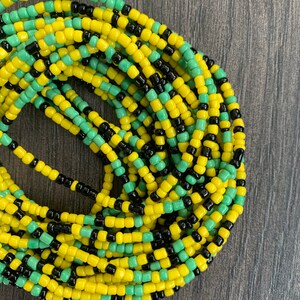 Muli-colored Waist Bead, Waist Bead, Belly Chain, Beaded Body Jewelry, Handmade waist Accessory, Gift for her, African Waist Bead, Tie On
