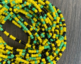 Muli-colored Waist Bead, Waist Bead, Belly Chain, Beaded Body Jewelry, Handmade waist Accessory, Gift for her, African Waist Bead, Tie On