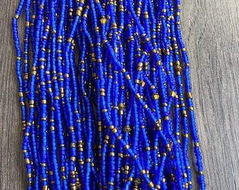 Muli-colored Waist Bead, Waist Bead, Belly Chain, Beaded Body Jewelry, Handmade waist Accessory, Gift for her, African Waist Bead, Tie On
