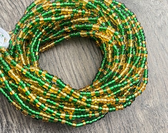 Tie On Waist Bead, African Waist Bead,Belly Chain, Beaded Body Jewelry, Handmade waist Accessory, Gift for her, African Waist Bead, Jewelry