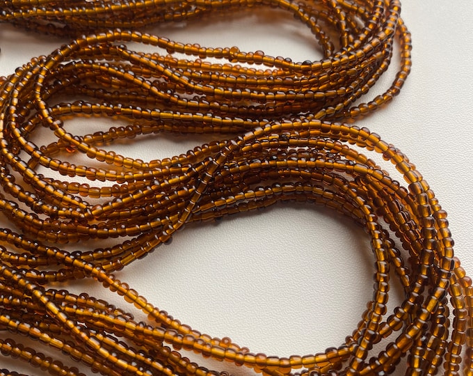 Brown Waist Bead, African Waist Bead,Belly Chain, Beaded Body Jewelry, Handmade waist Accessory, Gift for her, African Waist Bead, Jewelry