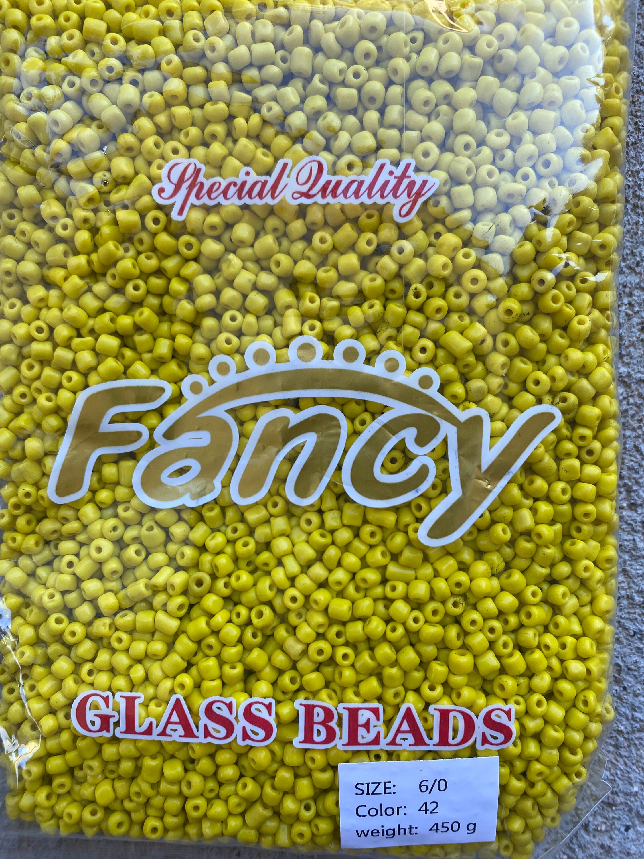6/0 Seed Beads Glass Beads Size 6.0 Sold by 1 LB/ Pound Size 6/0 are