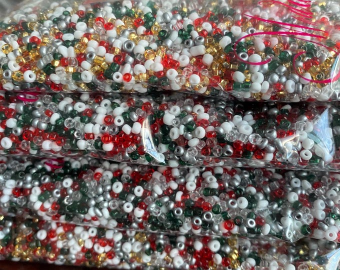 8/0 Glass Beads, Seed Beads, DIY Jewelry Making Supplies, Assorted Colors, Crafting Supplies, Bulk Beading Supplies, 450 grams per Pack