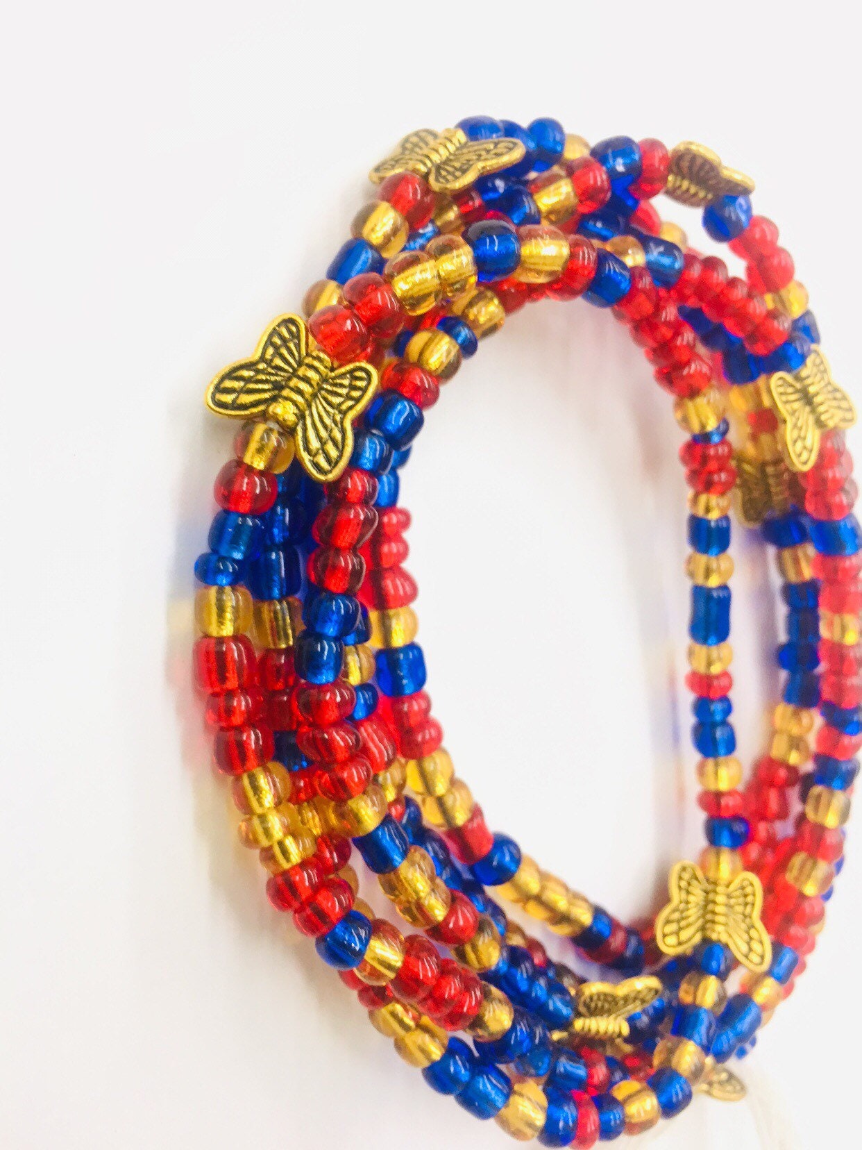 rasta waist beads