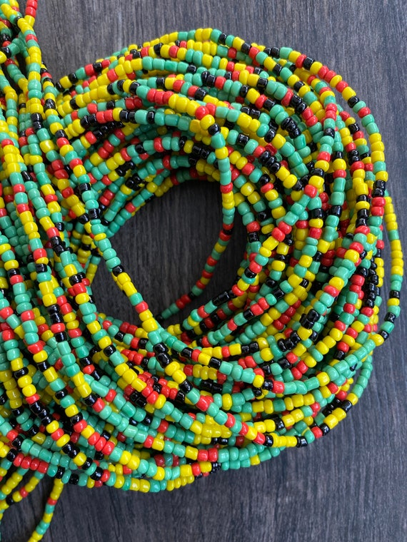 Rasta waist best sale beads