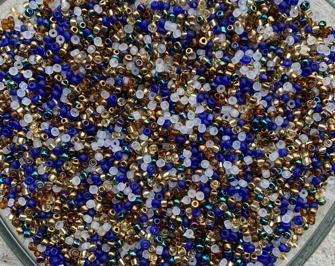 8/0 Glass Beads, Seed Beads, DIY Jewelry Making Supplies, Assorted Colors, Crafting Supplies, Bulk Beading Supplies, 450 grams per Pack