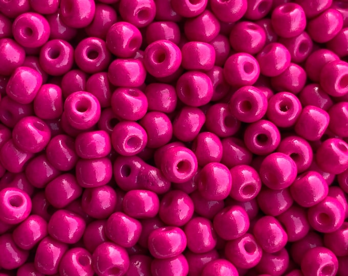 Pink or Purple Bead, 8/0 Glass Beads, Seed Beads, DIY Jewelry Making Supplies, Assorted Colors, Crafting Supplies, Bulk Beading Supplies