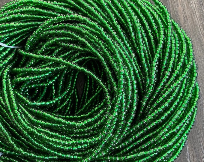 Green Waist Bead, Waist Bead, Belly Chain, Beaded Body Jewelry, Handmade waist Accessory, Gift for her, African Waist Bead, Tie On