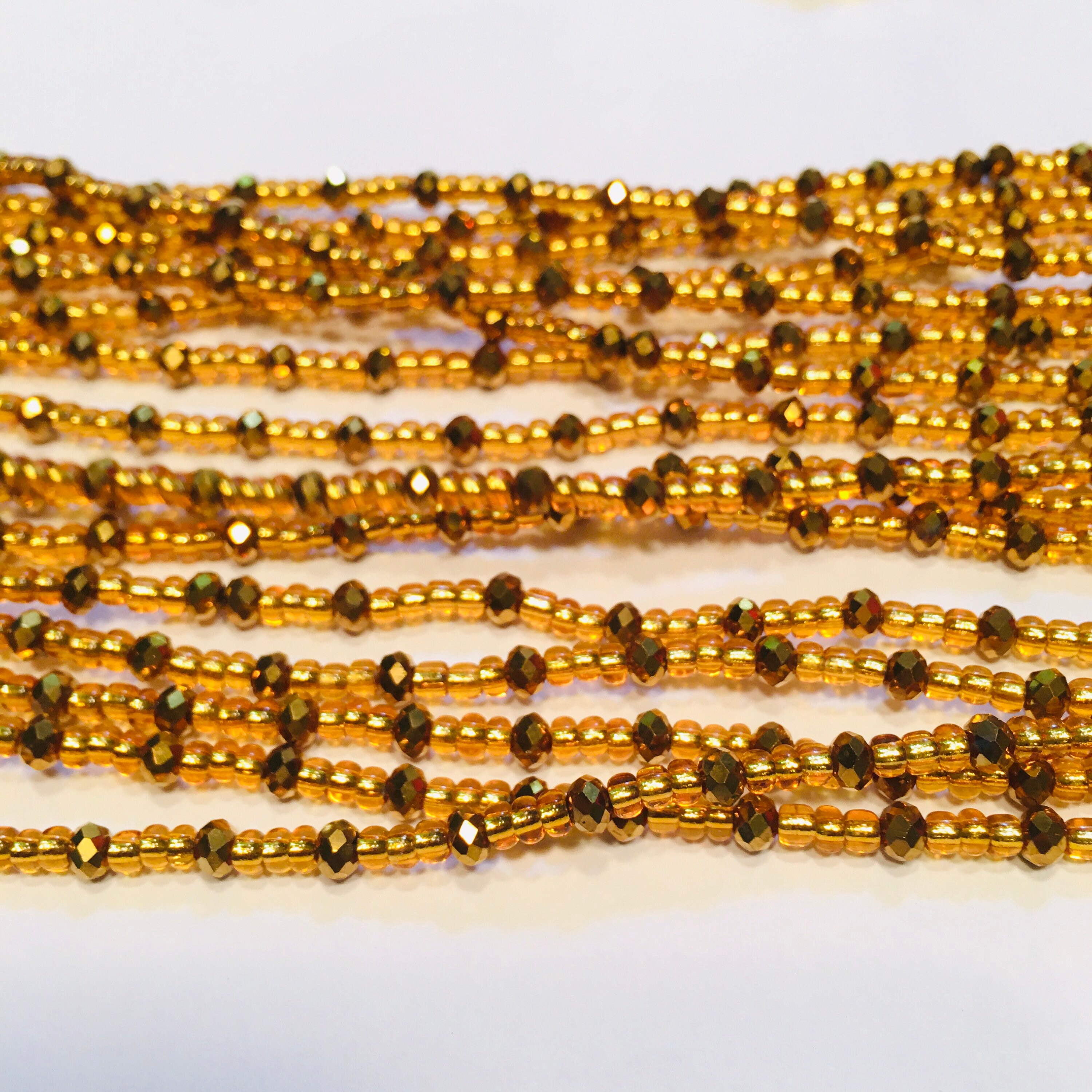 Elegant Waist Bead, waist bead, African waist beads with crystals