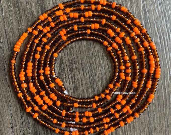 Muli-colored Waist Bead, Waist Bead, Belly Chain, Beaded Body Jewelry, Handmade waist Accessory, Gift for her, African Waist Bead, Tie On