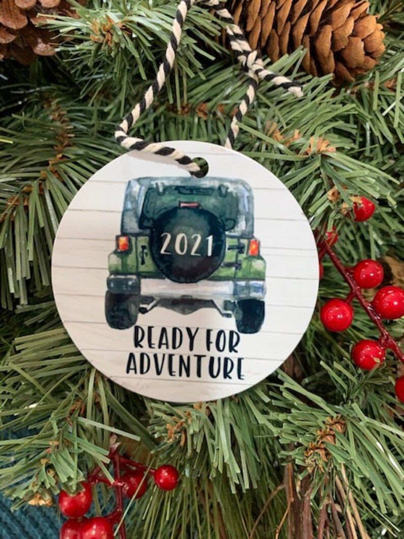 Personalized Jeep ornament Jeep gift Christmas ornament Etsy