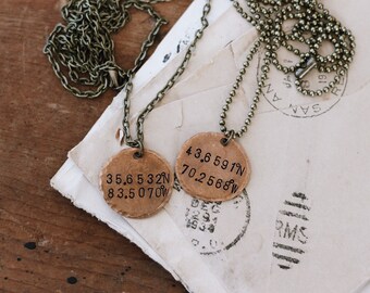 lat long jewelry
